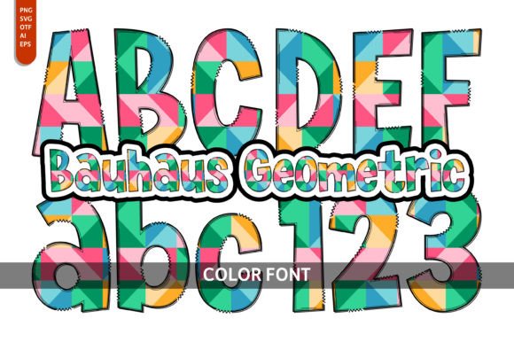 Bauhaus Geometric: A Playful Typeface for Creative Projects