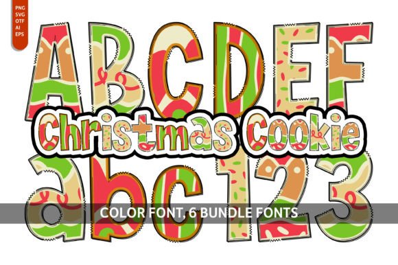 Christmas Cookie Bundle: A Festive Font for Creative Projects