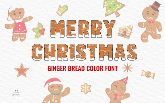 Christmas Gingerbread: A Festive Typeface for Holiday Projects