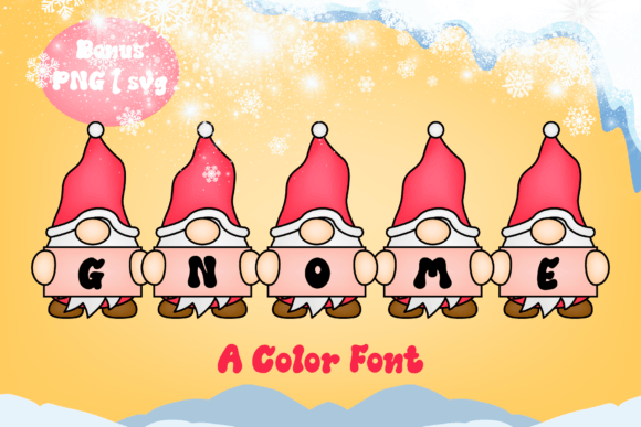 Color Gnome: Your Go-To Christmas Typeface for Authentic Design