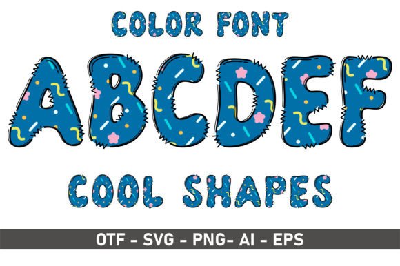 Cool Shapes: A Playful Font for Creative Designs