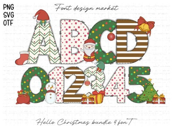 Decking Your Designs with the Hello Christmas Font