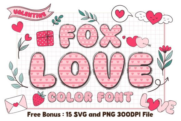 Fox Love: The Color Font for Charming, Heartfelt Designs