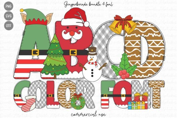 Gingerbread Bundle: A Festive Font for Holiday Projects