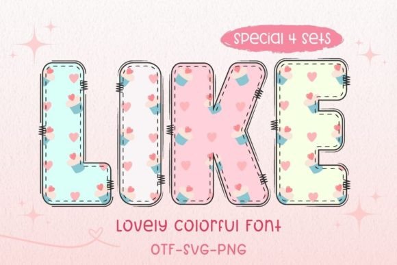 Infuse Your Projects with Joy: The Like Font for Valentine's Day
