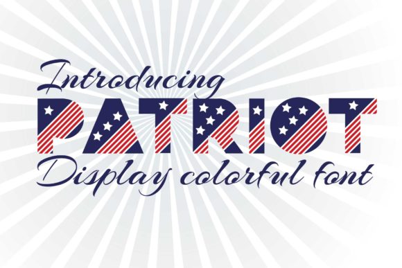 Patriot: A Cool and Friendly Color Font for Modern Designs
