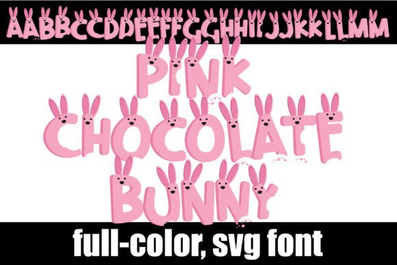 Pink Chocolate Bunny: A Font That Feels Like a Treat