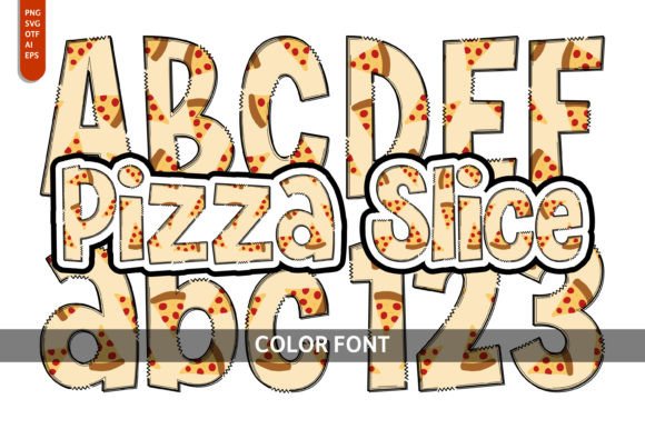 Pizza Slice Font: Adding Playful Charm to Your Designs