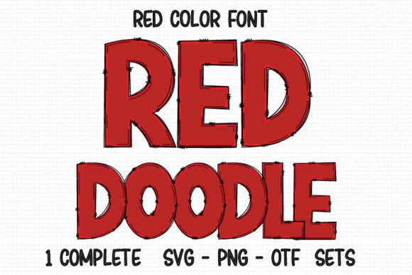 Red Alphabet: A Sweet, Friendly Font for Modern Designs