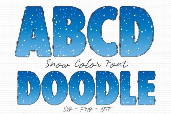 Snow Doodle: A Festive Typeface for Holiday Magic