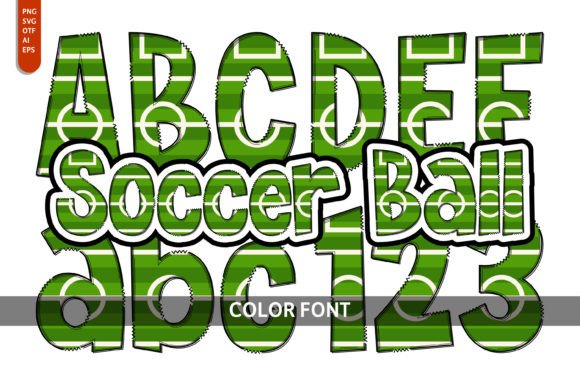Soccer Ball: A Font That Scores Big on Playful Energy