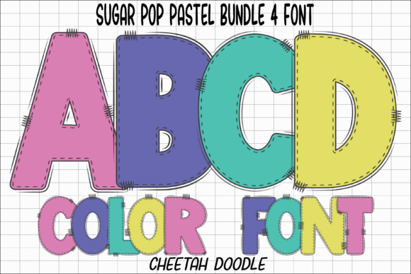 Sugar Pop Pastel: A Typeface for a Cheerful Vibe