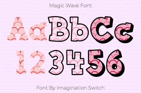 Unleash Vibrant Creativity with the Magic Wave Font