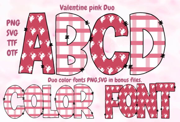 Valentine Pink Duo: A Font That Captures Love's Playful Spirit