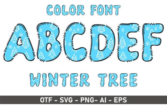 Winter Tree: A Playful Font for Creative Projects